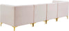 Alina Pink Velvet Modular Sectional