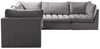 Jacob Grey Velvet Modular Sectional