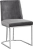 Heidi Grey Velvet Dining Chair
