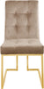 Pierre Beige Velvet Dining Chair
