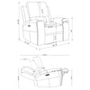 Brickston Triple Power Reclining Sofa Set