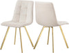 Annie Cream Velvet Dining Chair