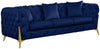 Kingdom Navy Velvet Sofa