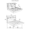 Fenwick Bookcase Platform Bed