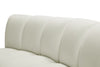 Infinity Cream Velvet 2pc. Modular Sectional