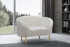 Ritz Cream Velvet Chair