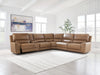 DeepWakes Reclining Sectional with Storage Console