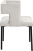 Caleb Cream Velvet Dining Chair