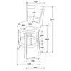 Broxton Swivel Bar Chair