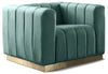 Marlon Mint Velvet Chair