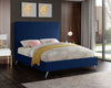 Jasmine Navy Velvet Full Bed