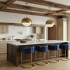 Donatella Navy Velvet Stool