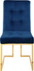 Pierre Navy Velvet Dining Chair