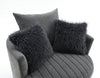 Hoople Channel Tufted Swivel Chair