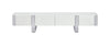 Larvik TV Stand White w/ Silver Frame