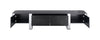 Leknes TV Stand Black w/ Silver Frame