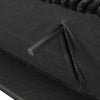 Villeneuve Futon Sofa Bed Black, Pink, & Grey