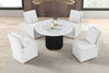 Varde 5 Pc Dining Table Set White