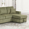 Yves Sectional Green