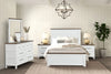 Pinetop Twin & Full Bed White & Blue
