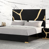 Goldsberg E.King & Queen Bed Grey & Pink