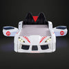 Trackster Bed White, Red,, Black, & Blue