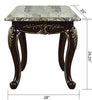 Galaxy Home Gloria End Table in Brown