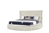 Galaxy Home Hazel King Bed in Cream