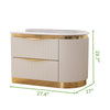 Galaxy Home Laura Gold Detailed Right Nightstand