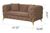 Galaxy Home Contempo Loveseat in Mocha