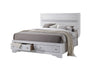 Galaxy Home Matrix Queen Bed in White