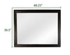 Galaxy Home Matrix Mirror in Black