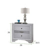 Galaxy Home Matrix Nightstand in White