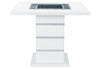 MONACO WHITE BAR TABLE + 8 MONACO BS-N