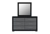 EMMA BLACK/GREY DRESSER