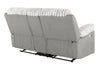 U6028 GREY CONSOLE RECLINING LOVESEAT