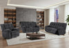 U6000 BLACK CONSOLE RECLINING LOVESEAT