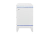 ALINA WHITE NIGHTSTAND WITH LED AND USB