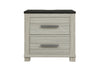 ASHLEY BROWN NIGHTSTAND W/USB & SPEAKER