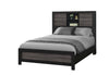 LISBON GREY/BLACK BOOKCASE FULL BED GROUP