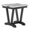 T1319 BLK/WHT END TABLE