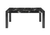 D4088DT BLACK MARBLE DINING TABLE
