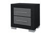 EMMA BLACK/GREY NIGHTSTAND