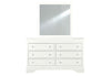 POMPEI METALLIC WHITE MIRROR