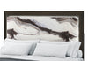 HARMONY BROWN KING BED WITH LED