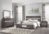 SEVILLE GREY QUEEN BED DRESSER MIRROR NIGHTSTAND