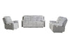 U6028 GREY RECLINING SOFA/CONSOLE RECLINING LOVESEAT/GLIDER RECLINER