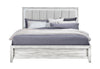 ELSIE GREY KING BED WITH LED