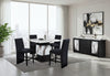 D12 BAR TABLE AND 4 BAR STOOLS