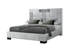 OSCAR GREY QUEEN BED NO WOOD TRIM